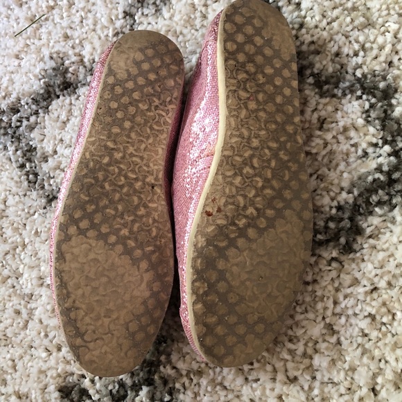 TOMS Pink Chunky Glitter Classics - Picture 5 of 6